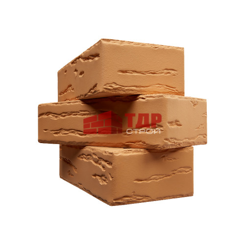 Кирпич облицовочный солома миндаль 250x120x65