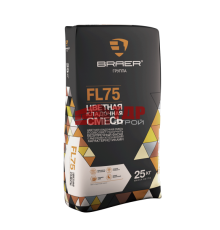 Цветная кладочная смесь FL75 белый
