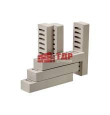 Кирпич ригельный серый гладкий 310х85х50