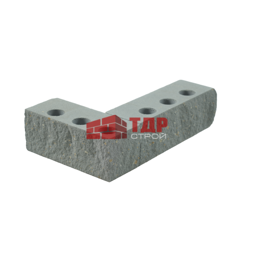 Лицевой ВКСМ трехпустотный дымчатый колотый 250x120x88