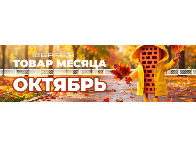 Акция  Браер - Товар месяца октябрь ( кирпич)